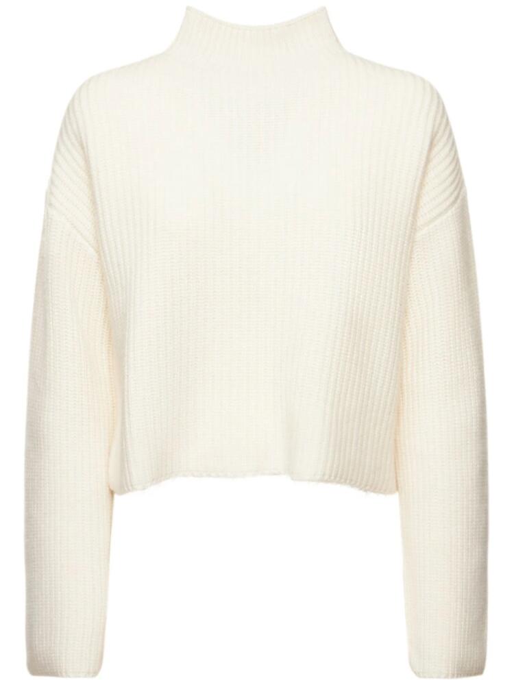 LOULOU STUDIO Faro High Neck Cashmere Sweater Cover