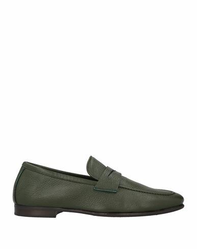 Andrea Ventura Firenze Man Loafers Military green Leather Cover