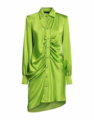 Les Bourdelles Des Garçons Woman Mini dress Acid green Polyester, Elastane Cover