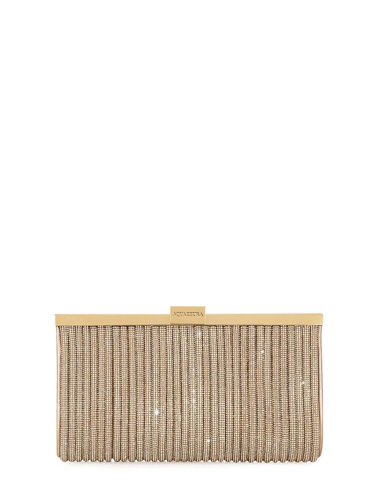 AQUAZZURA Sundance Crystal Embellished Clutch Cover