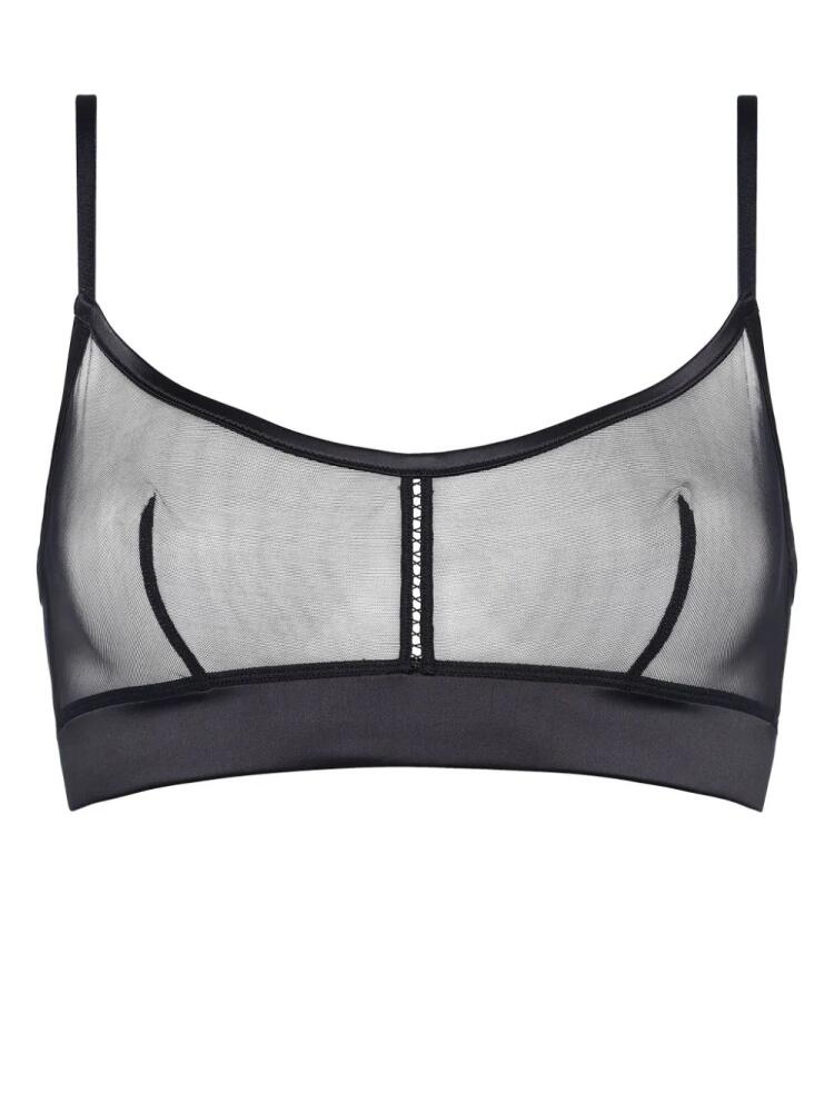 ERES Muse crop top bra - Black Cover