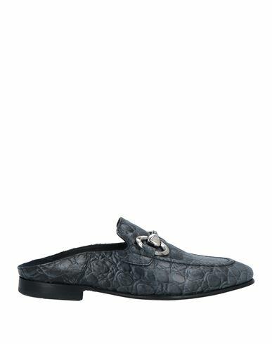 Giovanni Conti Man Mules & Clogs Grey Leather Cover