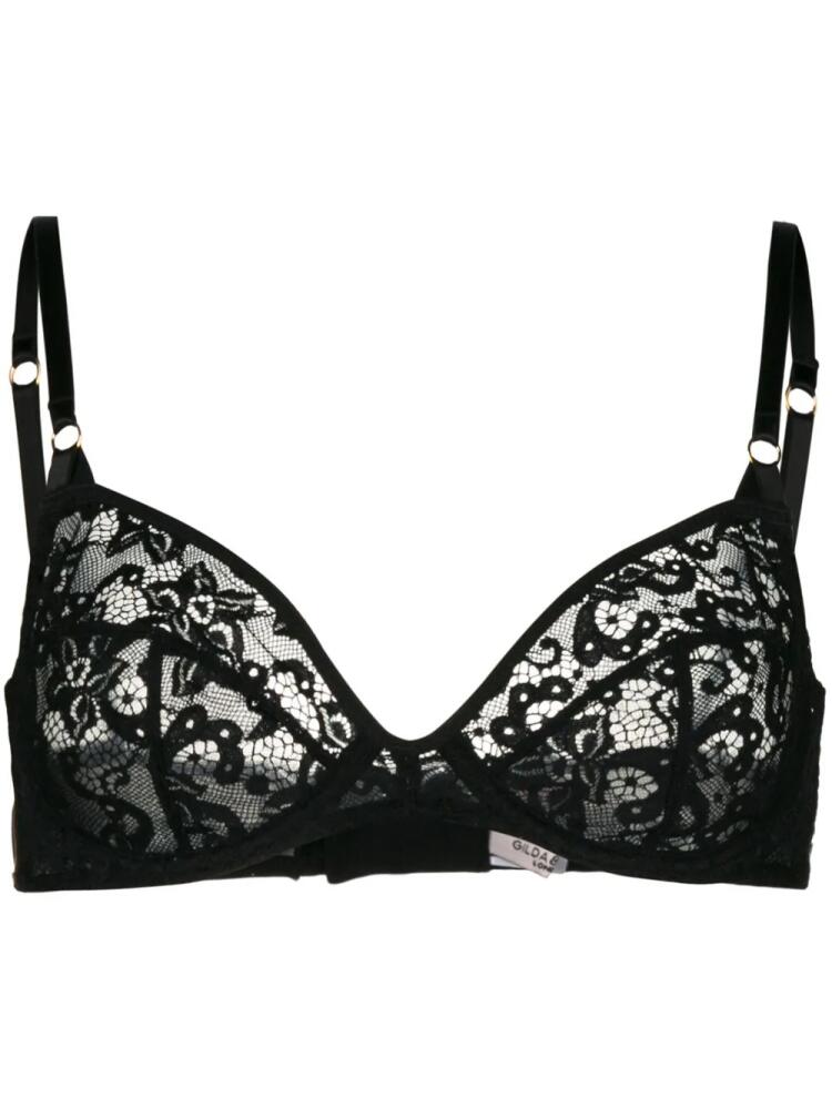 Gilda & Pearl Emilia lace bra - Black Cover