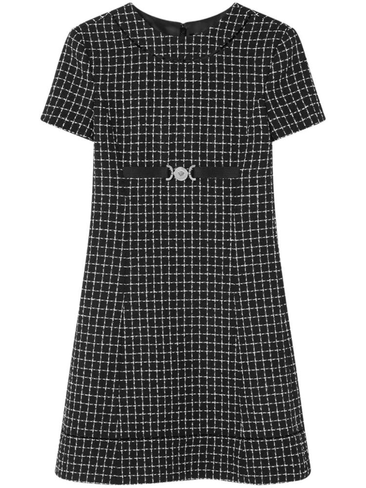 Versace Medusa '95 checked minidress - Black Cover