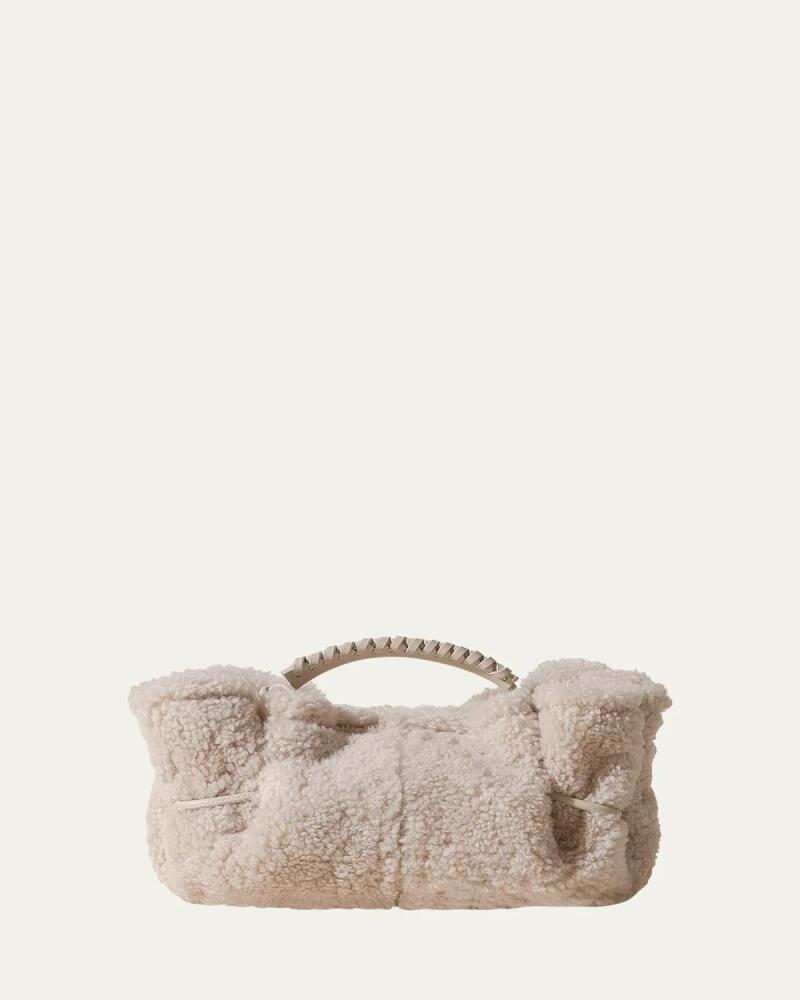 HEREU Arta Mini Sheep Shearling Fur Crossbody Bag Cover