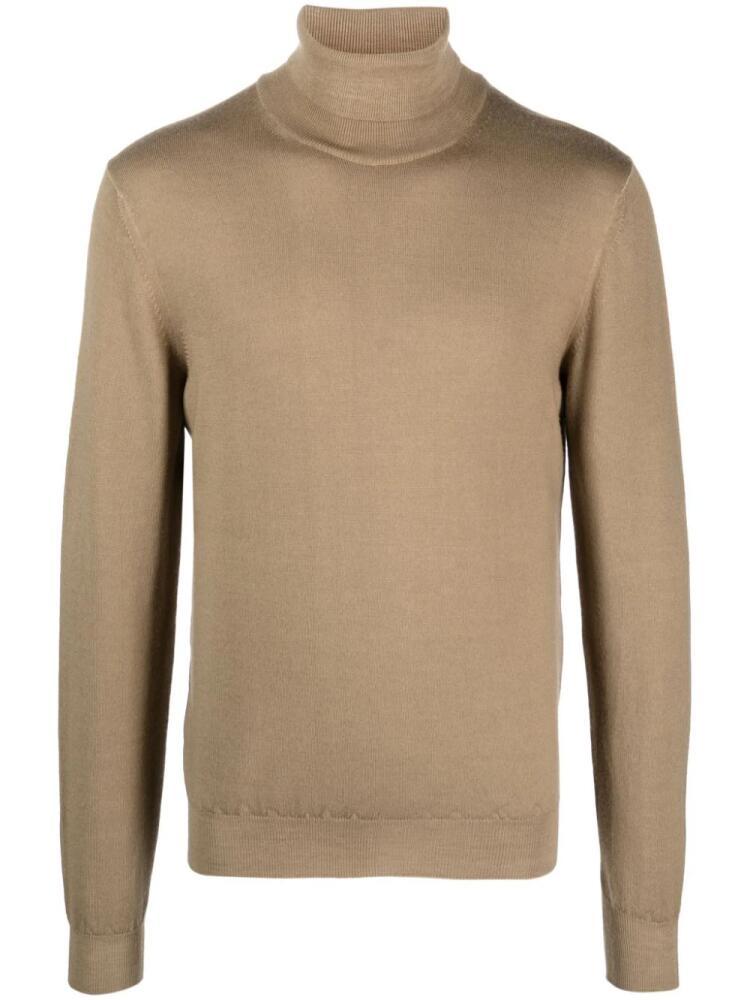 Boglioli roll-neck virgin-wool jumper - Neutrals Cover