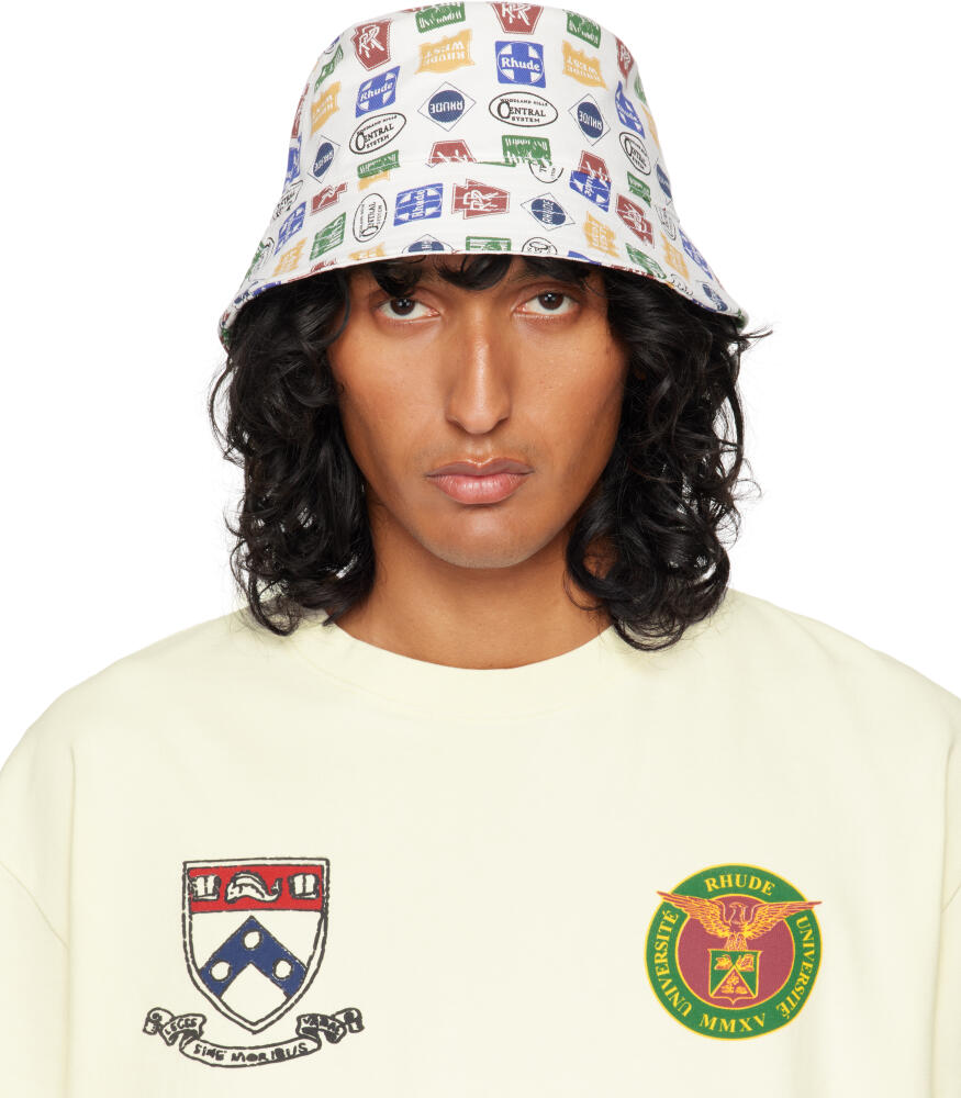 Rhude Multicolor Trucker Bucket Hat Cover