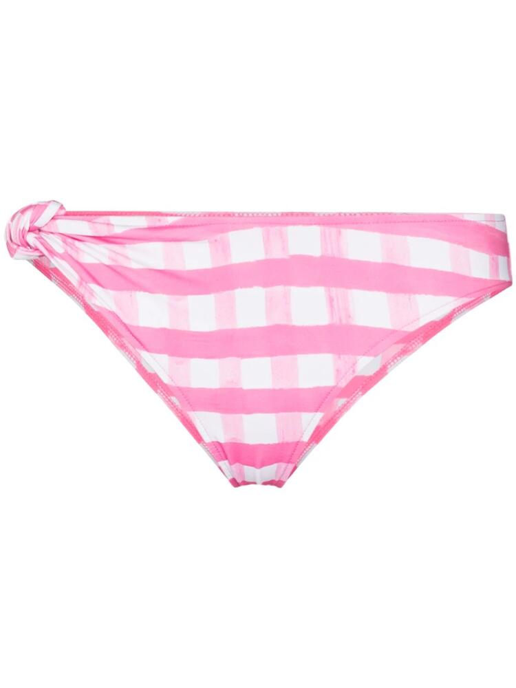 Jacquemus Vichy gingham bikini bottoms - Pink Cover