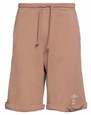 Berna Man Shorts & Bermuda Shorts Camel Organic cotton Cover