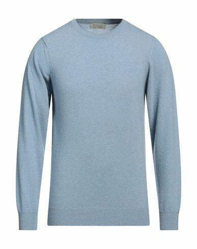 N. o.w. Andrea Rosati Cashmere Man Sweater Sky blue Cashmere Cover