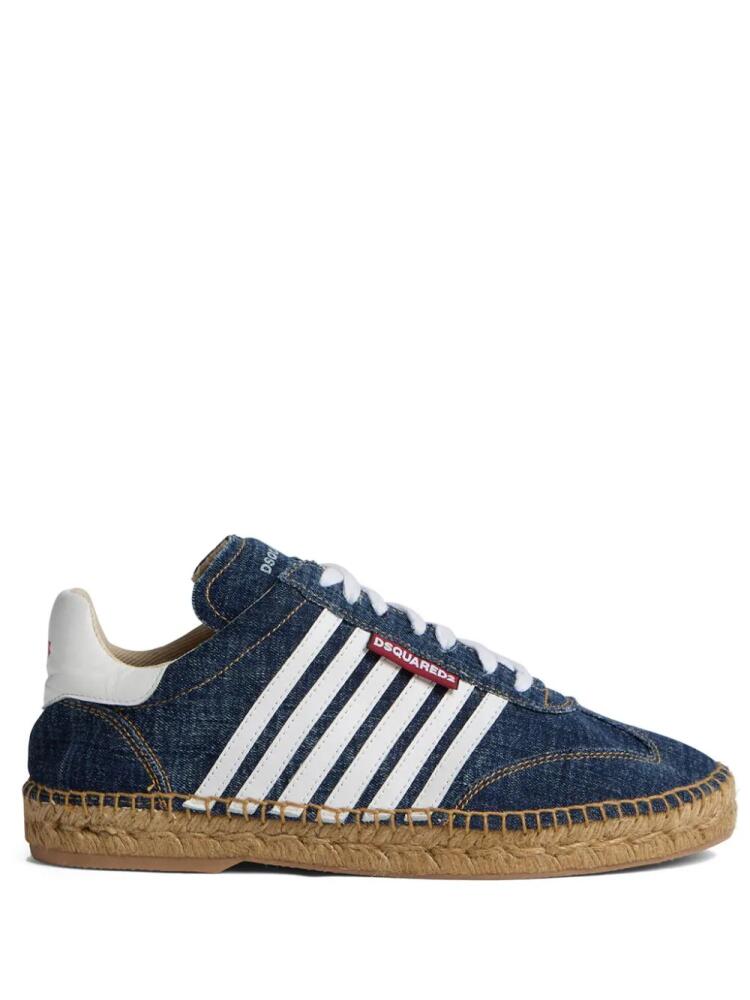 DSQUARED2 denim espadrille sneakers - Blue Cover