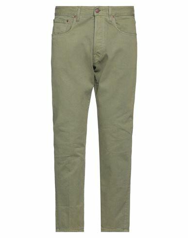 (+) People Man Pants Military green Cotton Cover