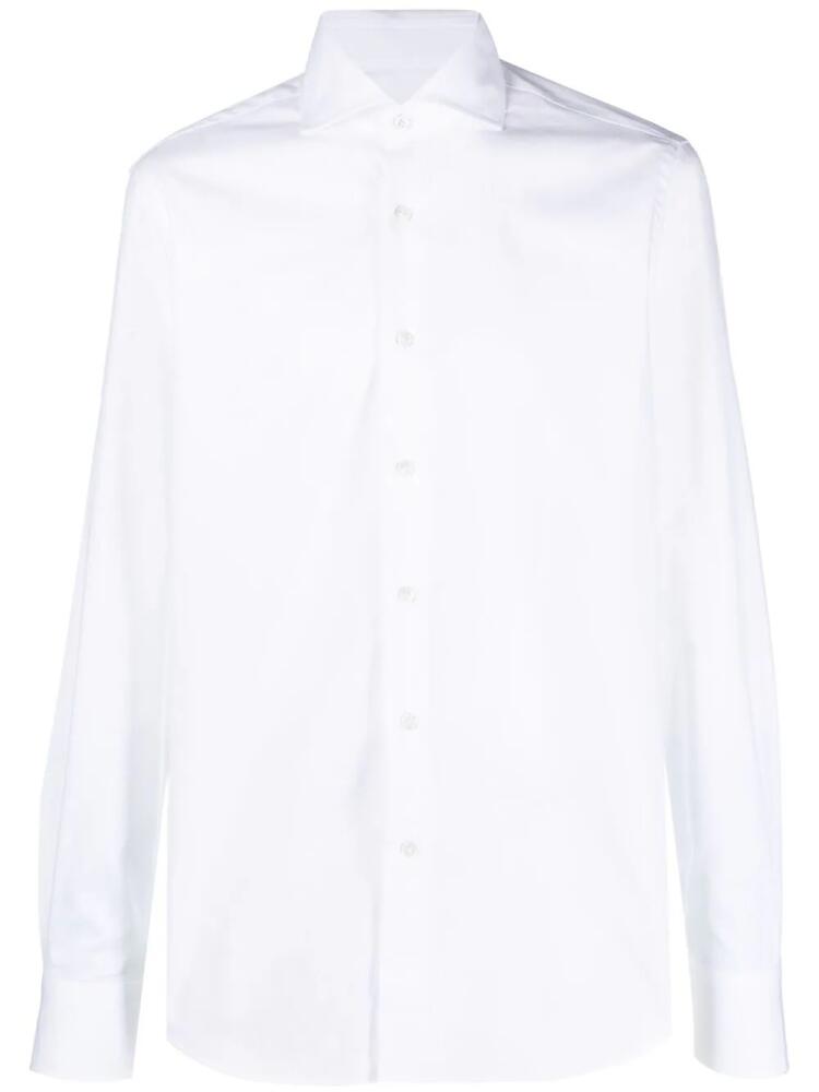 Orian long-sleeve cotton shirt - White Cover