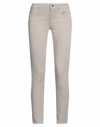 Liu •jo Woman Pants Dove grey Cotton, Polyester, Elastane Cover