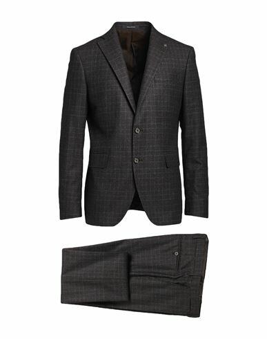 Tagliatore Man Suit Steel grey Virgin Wool, Cotton, Polyamide, Elastane Cover