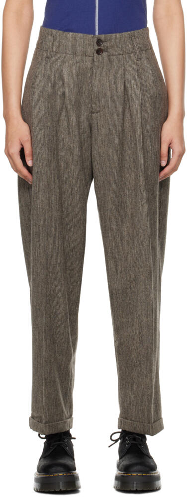 YMC Brown Keaton Trousers Cover