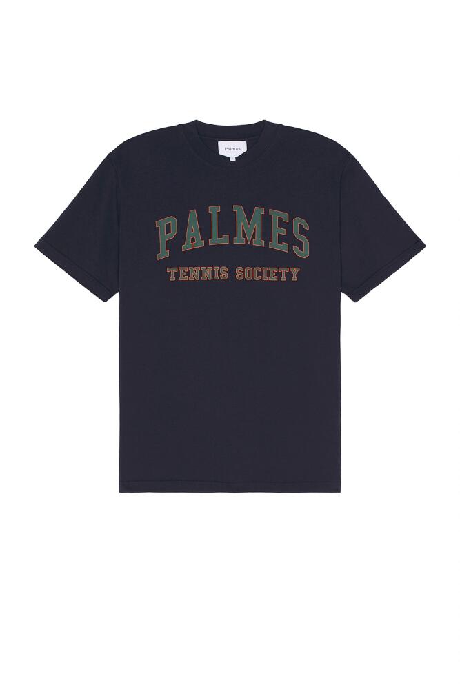 Palmes Ivan T Shirt in Blue Cover