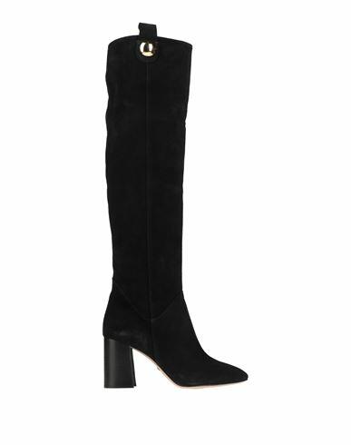 Sebastian Milano Woman Boot Black Leather Cover