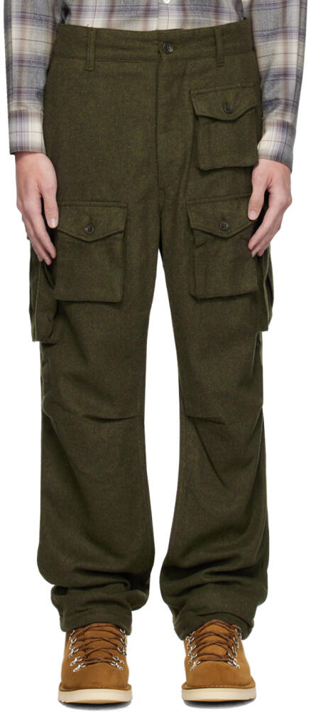 Engineered Garments Green FA Cargo Pants Cover