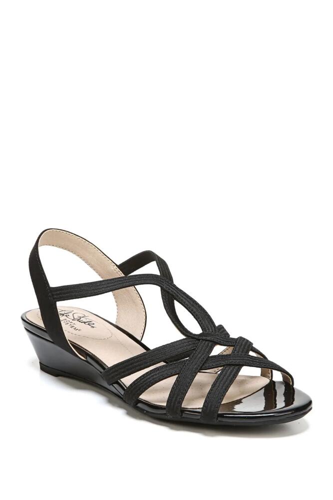 LifeStride Yaya Strappy Slingback Sandal in Black Cover