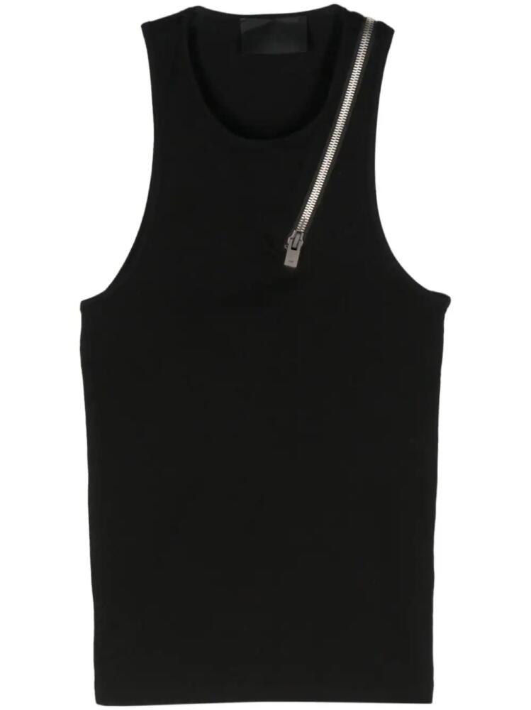 HELIOT EMIL decorative-zip tank top - Black Cover