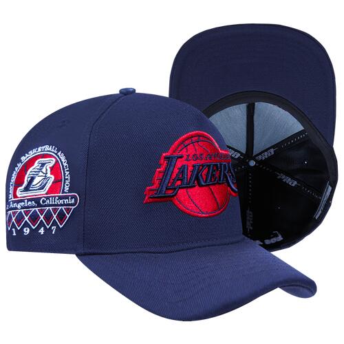 Pro Standard Lakers Olympic Wool Blend Snapback - Adult Blue/Red/White Cover