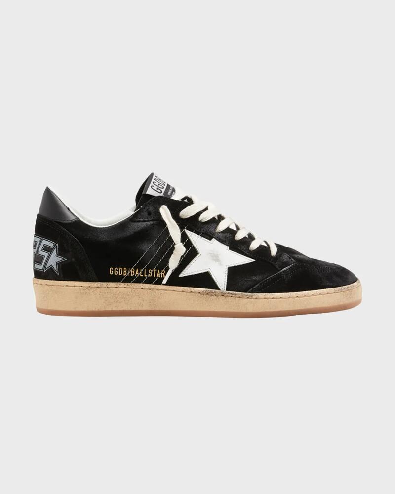 Golden Goose Men's Ballstar Suede Low-Top Sneakers Cover