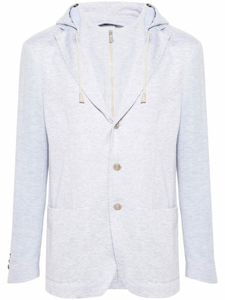 Eleventy layered mélange jacket - Grey Cover