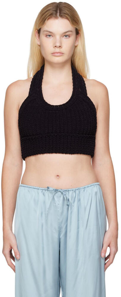 JACQUEMUS Black 'La Maille Nuvola' Tank Top Cover