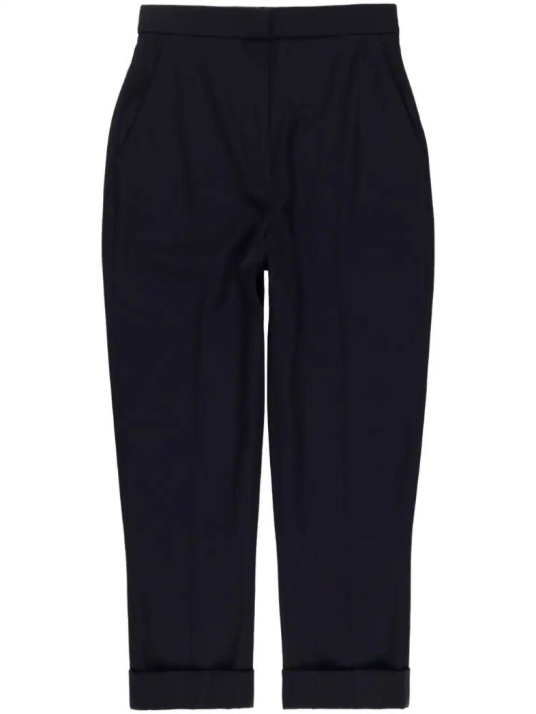 Alexander McQueen carrot cropped trousers - Blue Cover