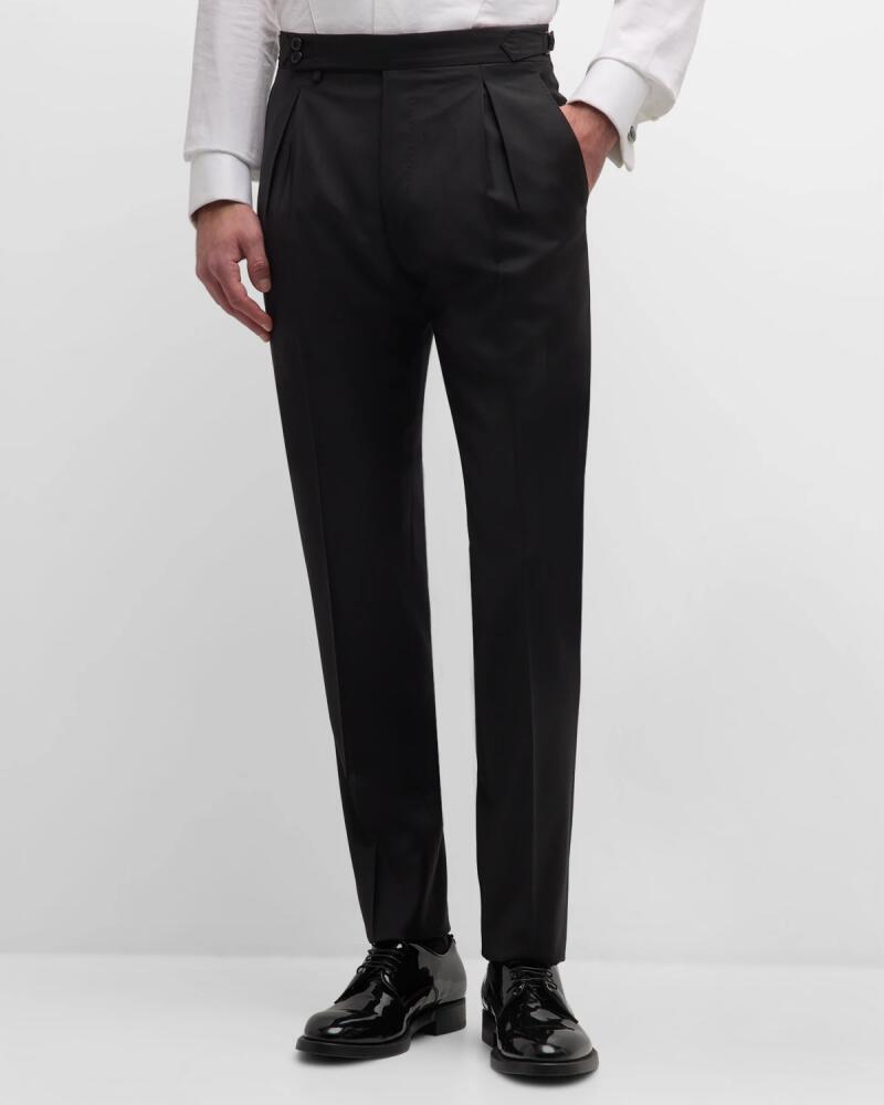 Zanella Men's Nico Pleated Formal Trousers Cover