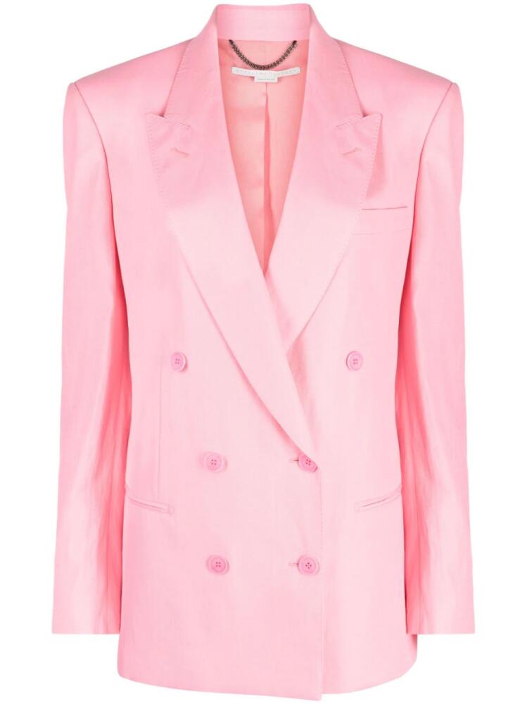 Stella McCartney double-breasted blazer - Pink Cover