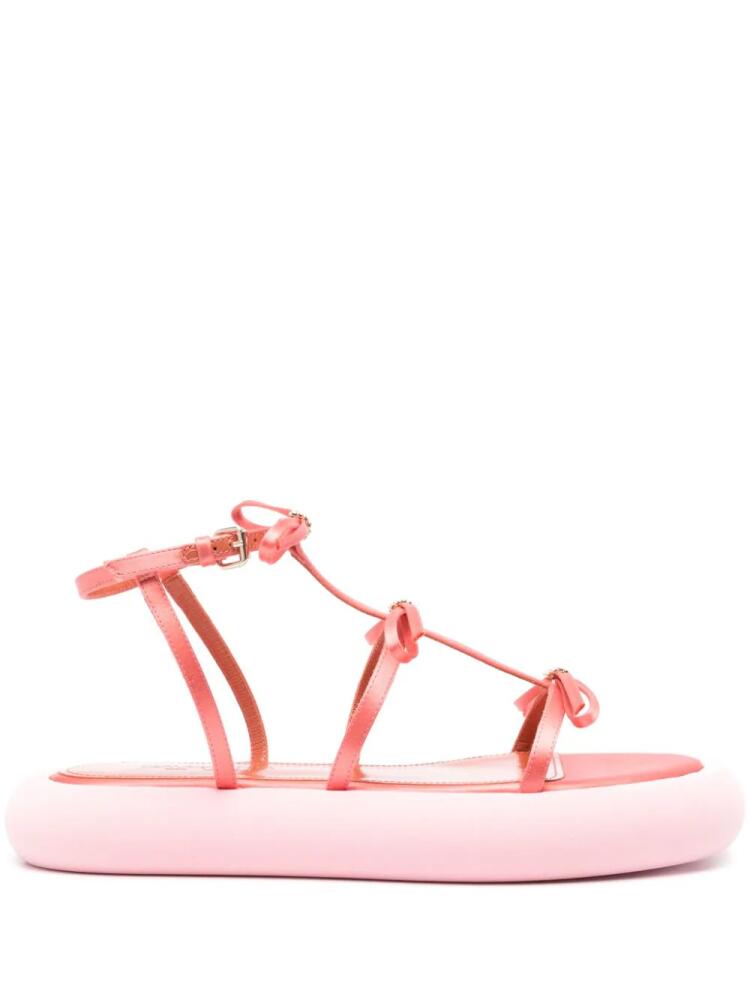 Giambattista Valli bow-embellished platform sandals - Pink Cover