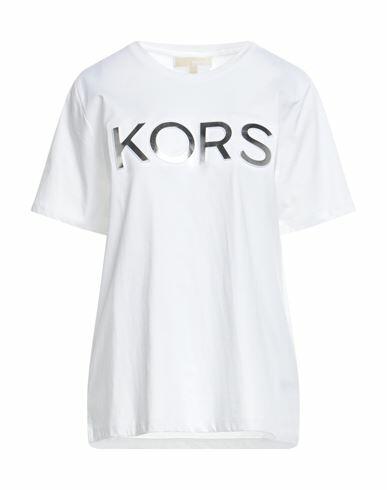 Michael Michael Kors Woman T-shirt White Organic cotton Cover