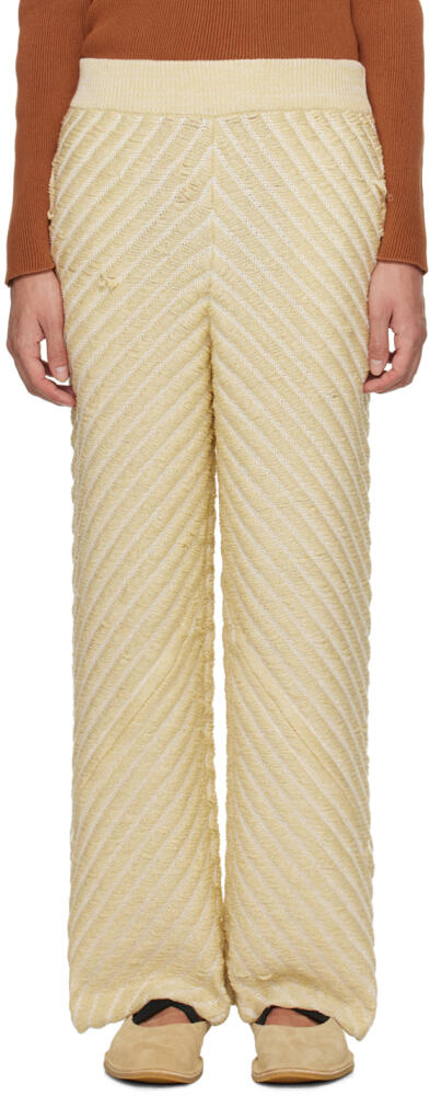 Isa Boulder SSENSE Exclusive Beige Trousers Cover