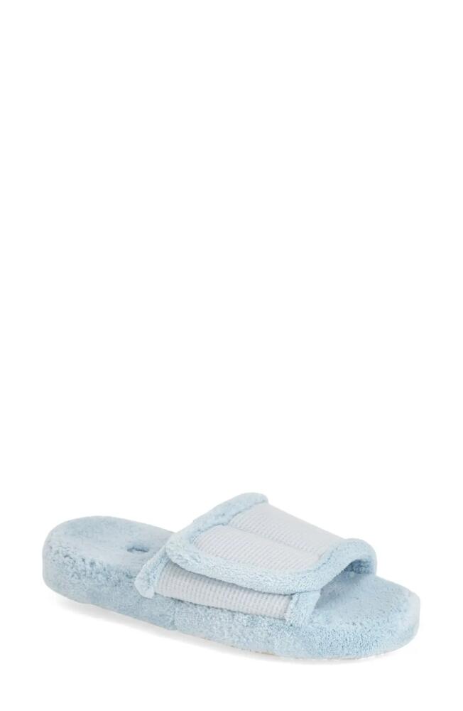 Acorn Waffle Spa Slide Slipper in Powder Blue Cover