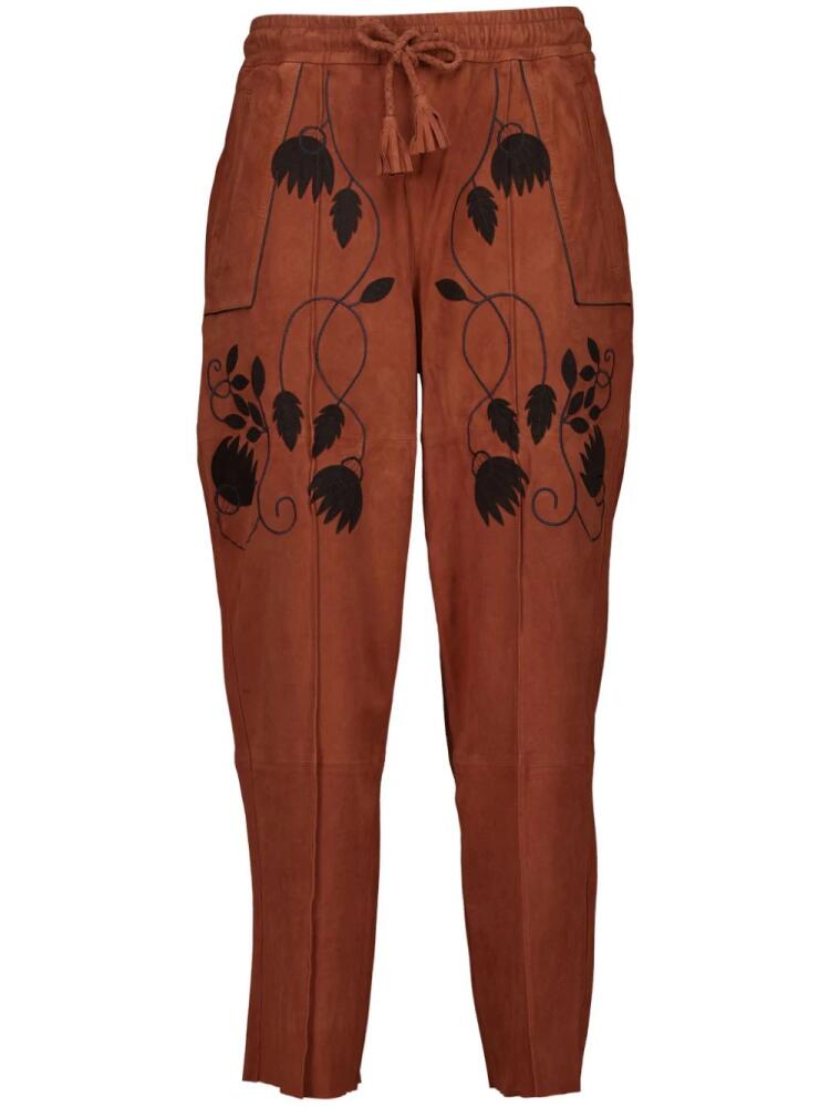 Baziszt Herblore trousers - Brown Cover