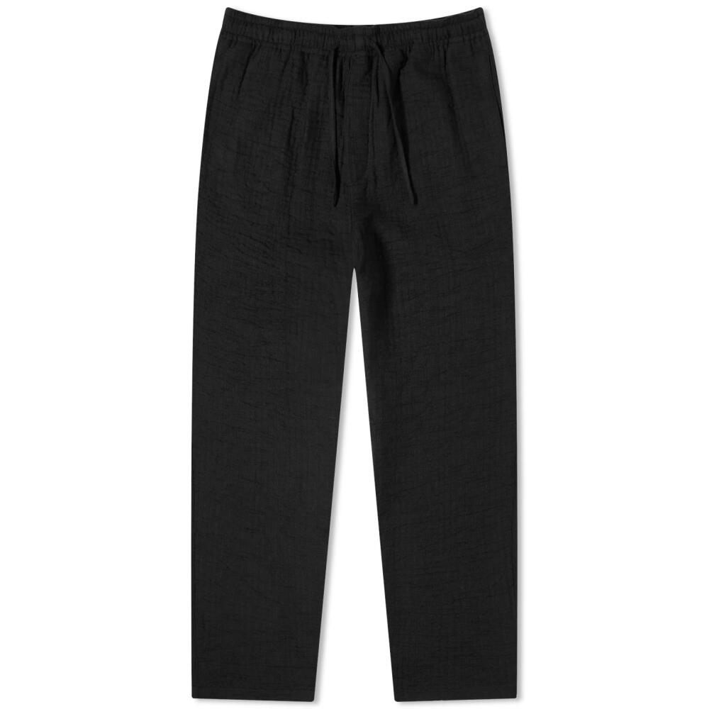 YMC Men's Seersucker Alva Skate Trouser in Black Cover