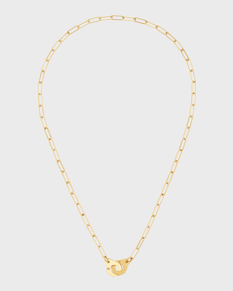 DINH VAN Yellow Gold Menottes R10 Medium Chain Necklace Cover