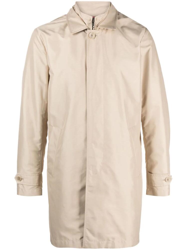 Fay Morning single-breasted coat - Neutrals Cover