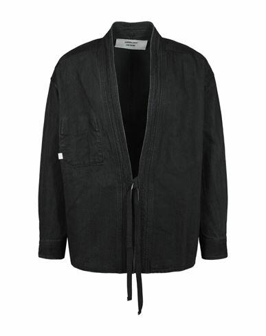 Ambush Kimono Denim Jacket Man Jacket Black Cotton Cover