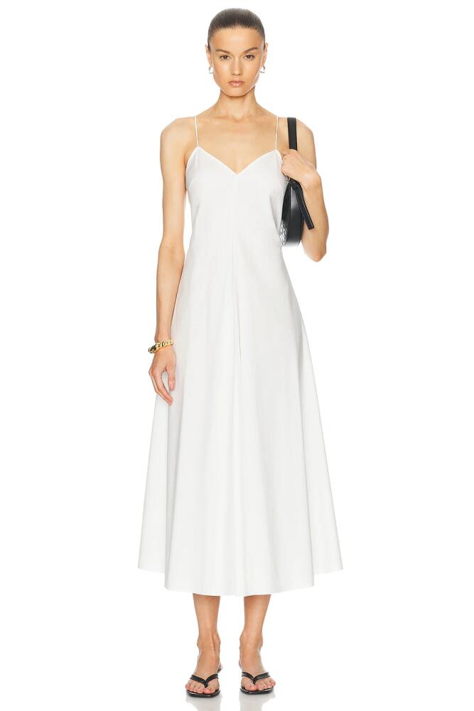 Rohe Cotton Strap Dress in White Cover