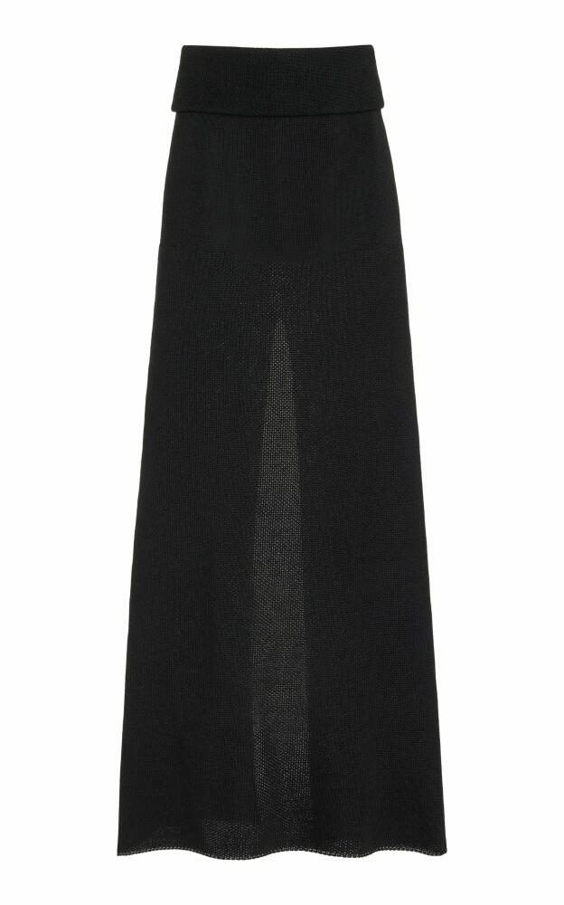 Proenza Schouler - Avalon Knit Maxi Skirt - Black Cover