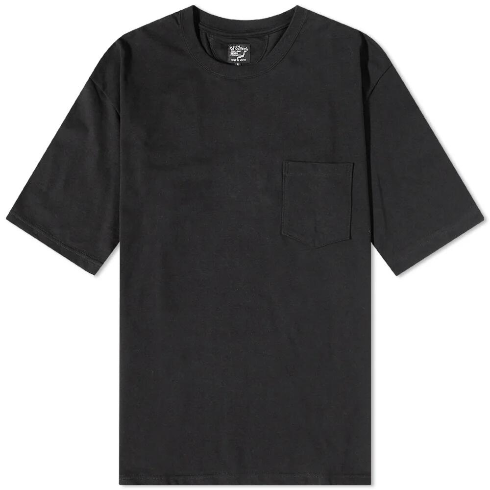 orSlow Men's Pocket T-Shirt in Black Cover