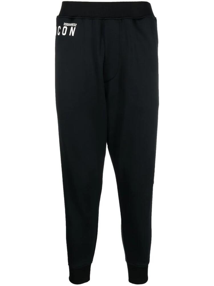 DSQUARED2 Icon logo-print track pants - Black Cover