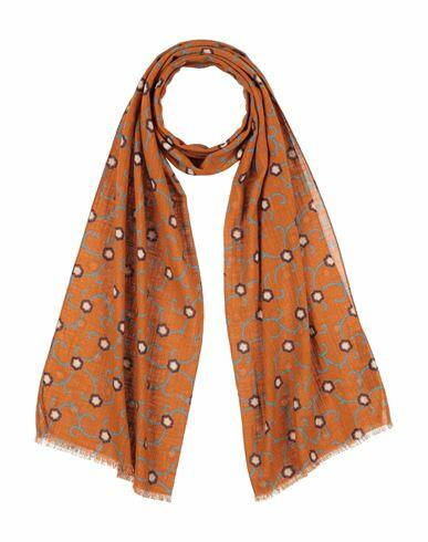 Franco Bassi Man Scarf Rust Cotton Cover