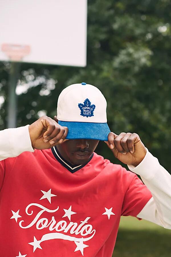 American Needle Toronto Maple Leaf Snapback Hat in Cream Cover