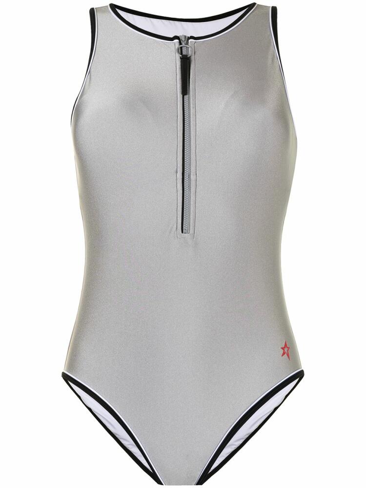 Perfect Moment racer-back swimsuit - Silver Cover