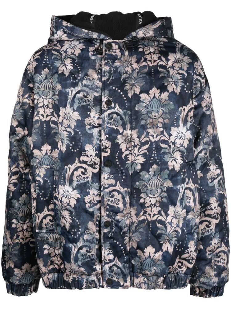 Versace Jeans Couture floral-print padded jacket - Blue Cover