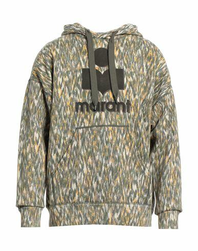 Isabel Marant Man Sweatshirt Military green Cotton Cover